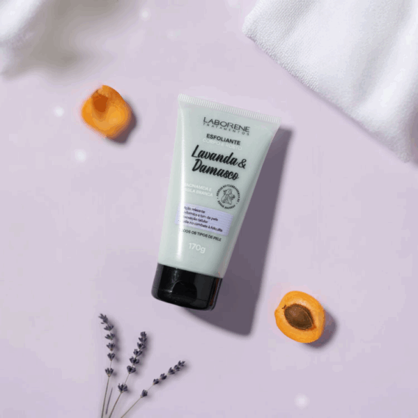 Esfoliante Corpo e Rosto Lavanda & Damasco - Laborene