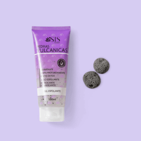 Gel Esfoliante Facial Pedras Vulcânicas - ISIS Make Up