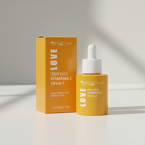 Sérum Facial Vitamina C 10 em 1 - Max Love